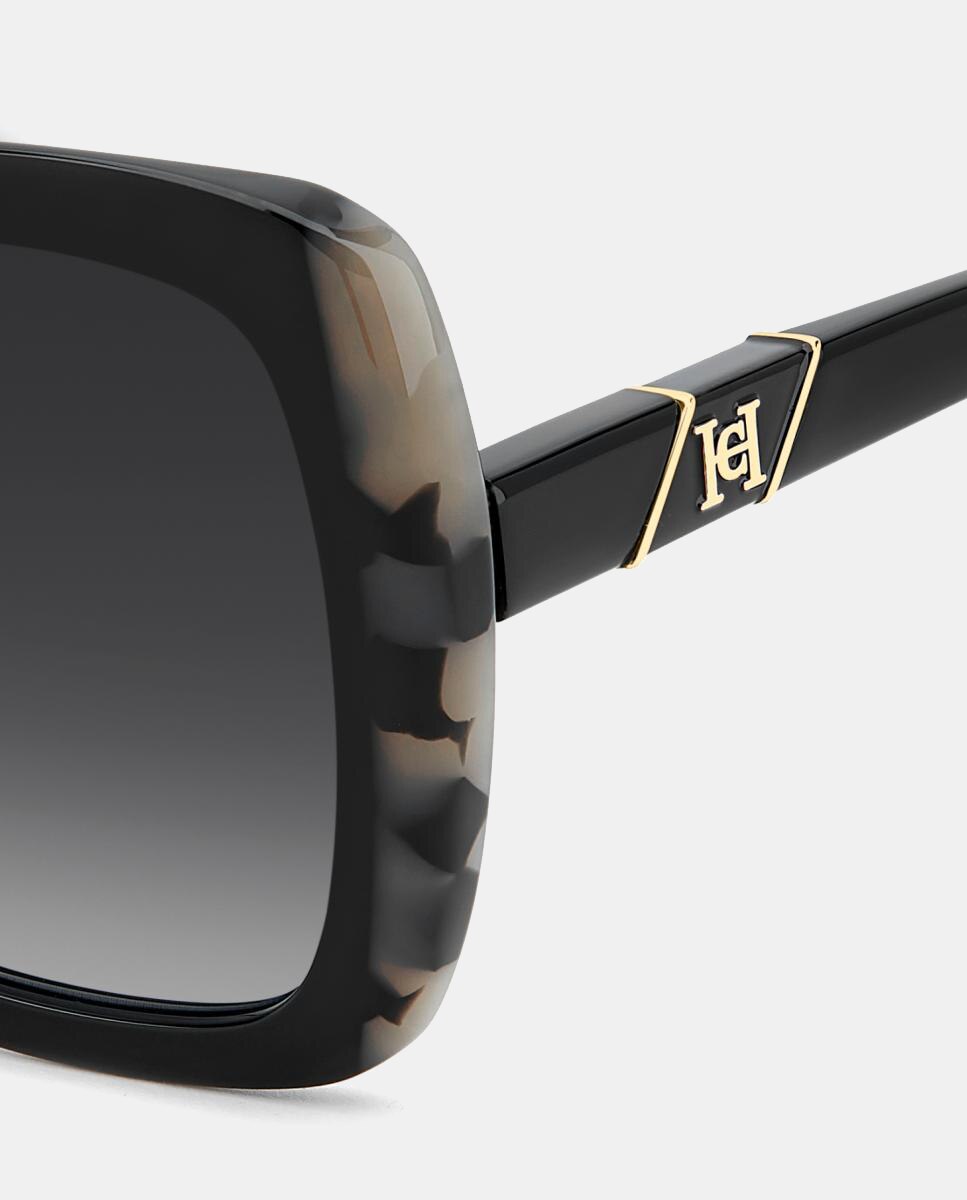 Imagen 4 de Gafas de sol HER 0429/S de mujer cuadrada en acetato con lente degradada - Carolina Herrera - Negro Negro