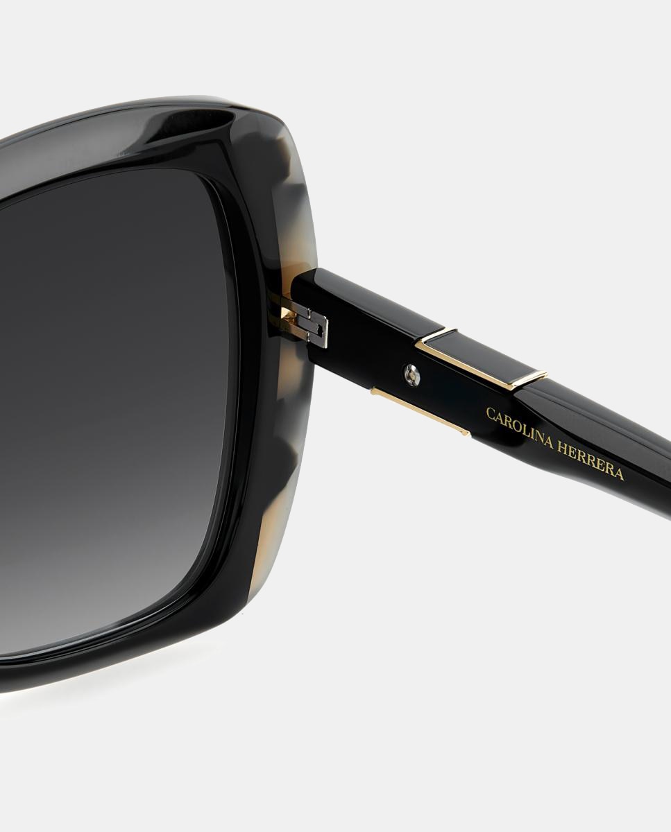 Imagen 5 de Gafas de sol HER 0429/S de mujer cuadrada en acetato con lente degradada - Carolina Herrera - Negro Negro