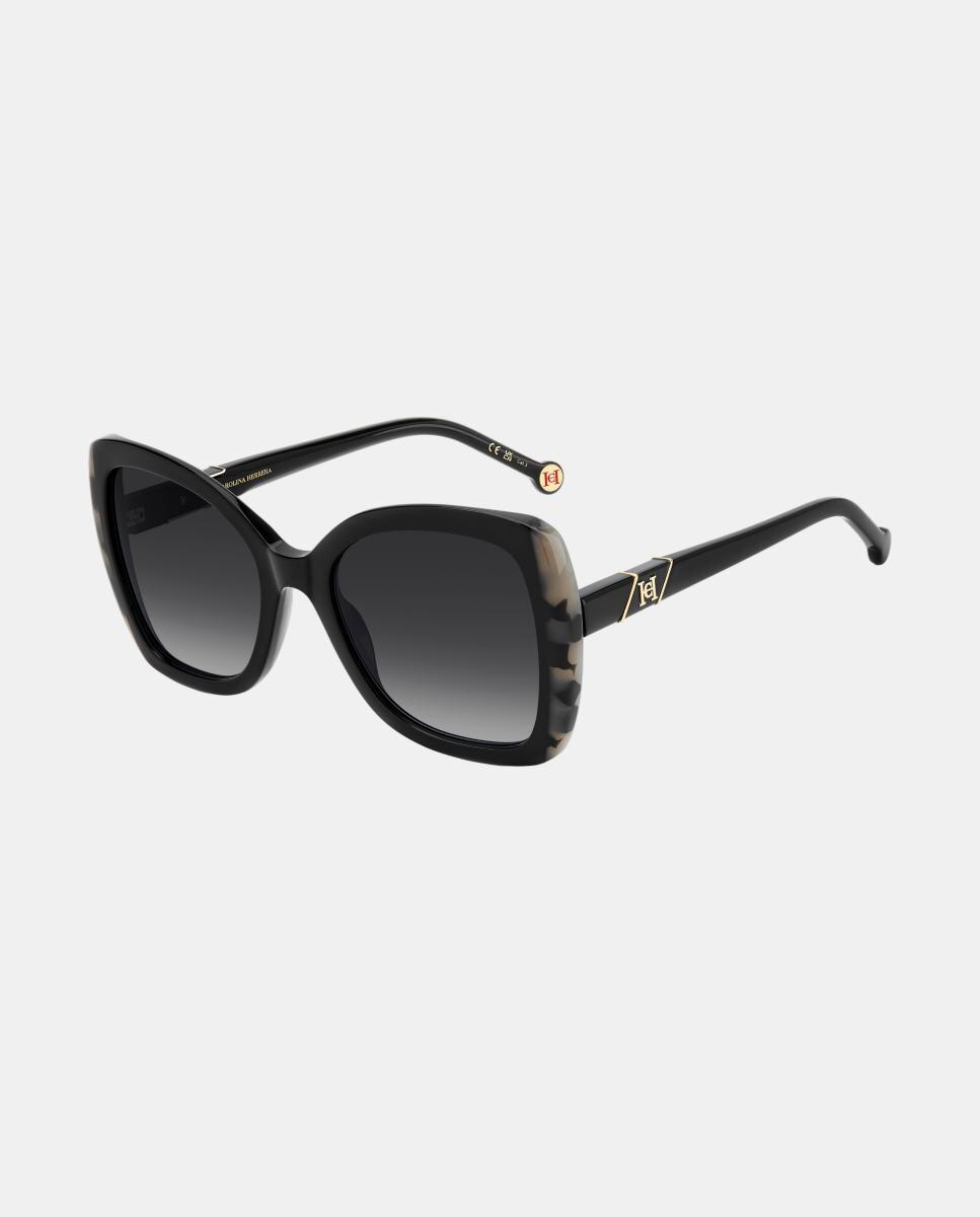 Imagen 6 de Gafas de sol HER 0429/S de mujer cuadrada en acetato con lente degradada - Carolina Herrera - Negro Negro