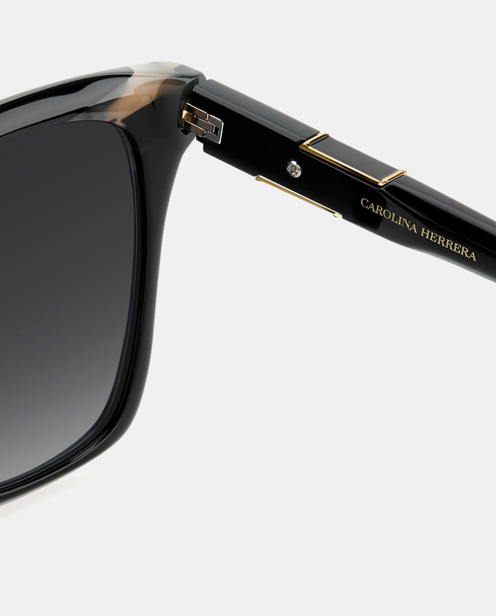 Imagen 6 de Gafas de sol HER 0430/S de mujer cuadrada en acetato con lente degradada - Carolina Herrera - Negro Negro