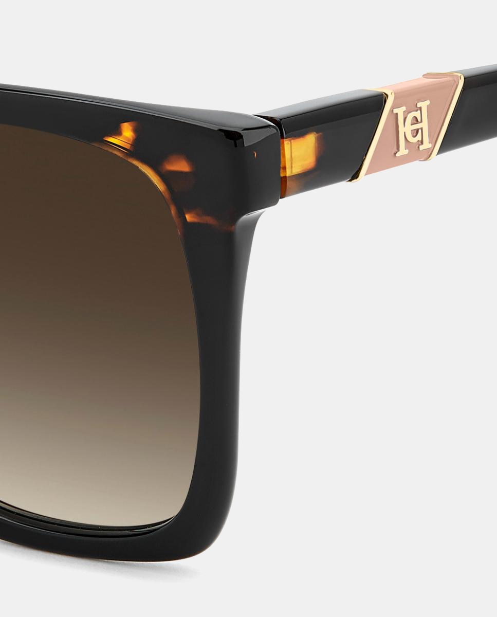 Imagen 2 de Gafas de sol HER 0430/S de mujer cuadrada en acetato con lente degradada - Carolina Herrera - Negro Negro