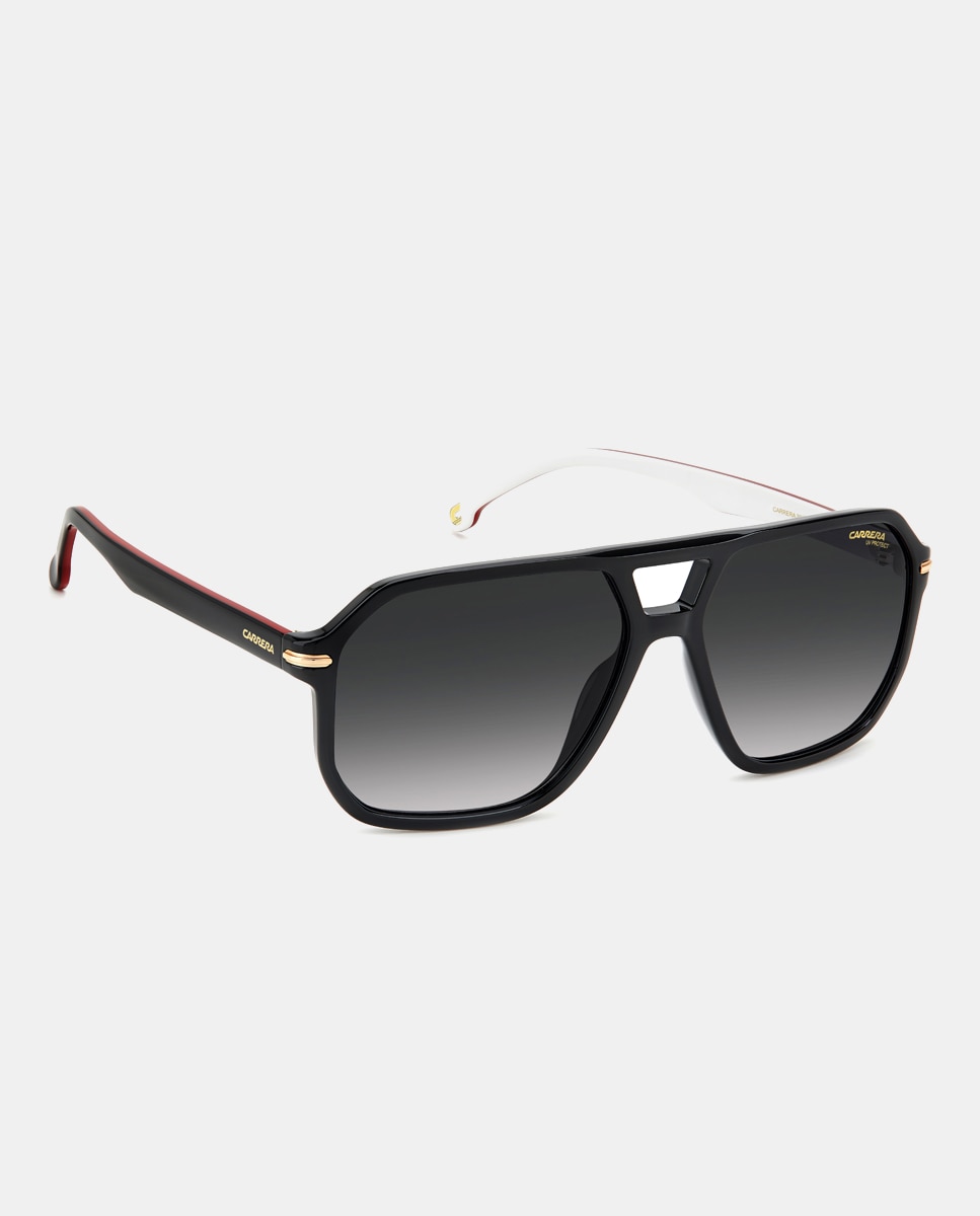 Gafas de sol de hombre aviador en con lentes polarizadas - Carrera - Negro Negro-3