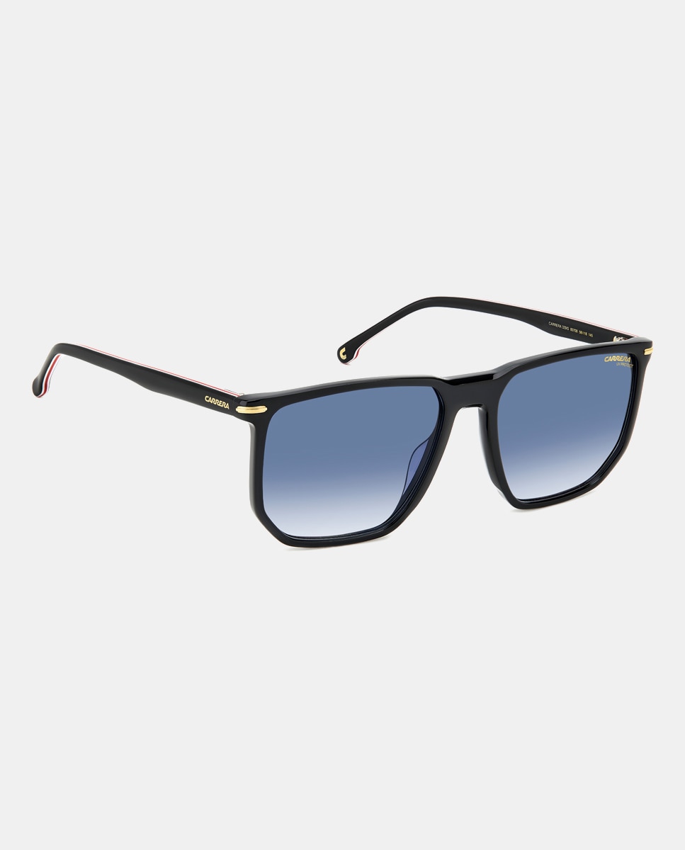 Gafa de sol rectangular acetato - Carrera - Negro Negro-3