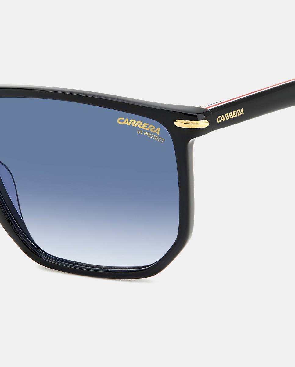 Gafa de sol rectangular acetato - Carrera - Negro Negro-4