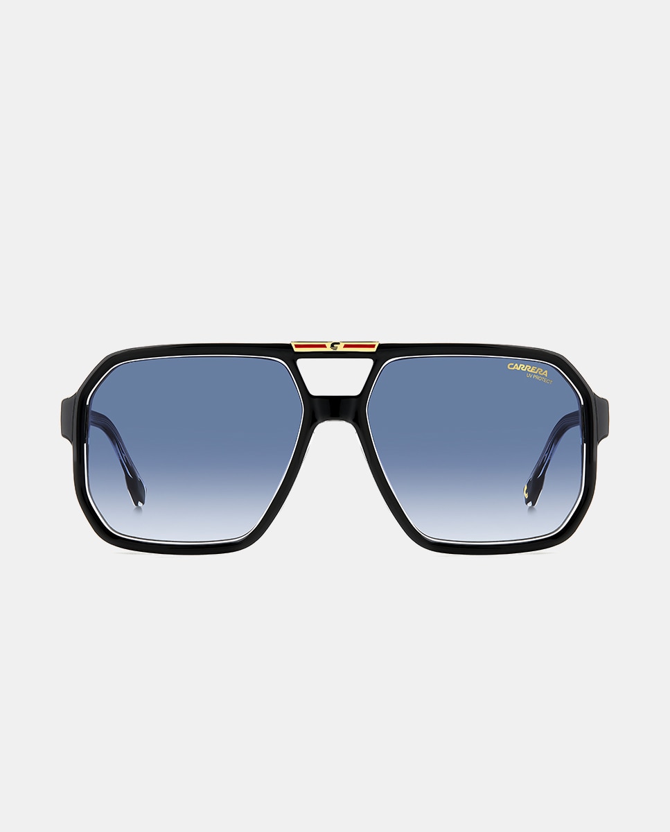 Imagen 0 de Gafa de sol rectangular poliamida Negro