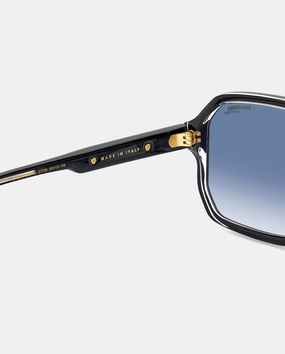 Gafa de sol rectangular poliamida - Carrera - Negro Negro-5