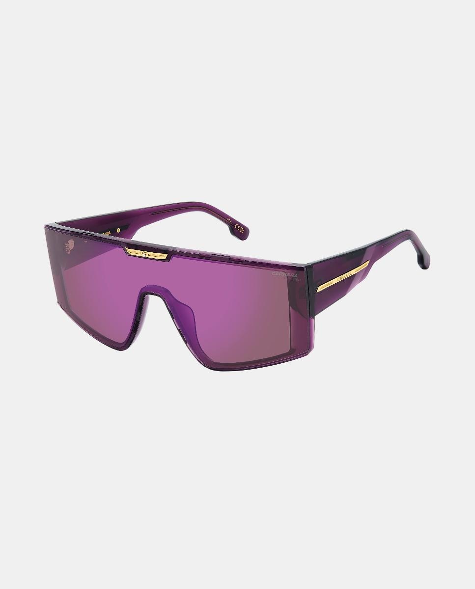 Gafas de sol de mujer pantalla en poliamida con lente espejada - Carrera - Morado Morado-2