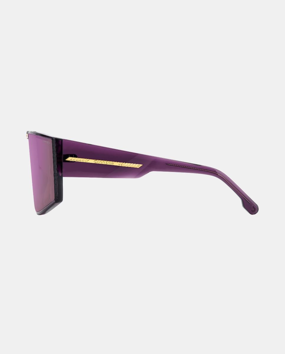 Gafas de sol de mujer pantalla en poliamida con lente espejada - Carrera - Morado Morado-5