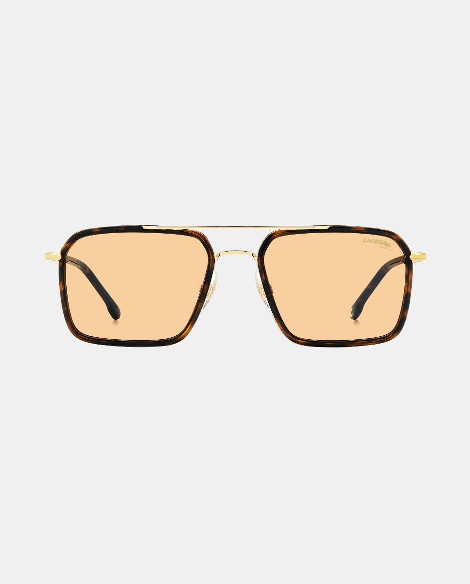 Imagen 0 de Gafas de sol de hombre rectangular metalica con lente fotocromática Marrón