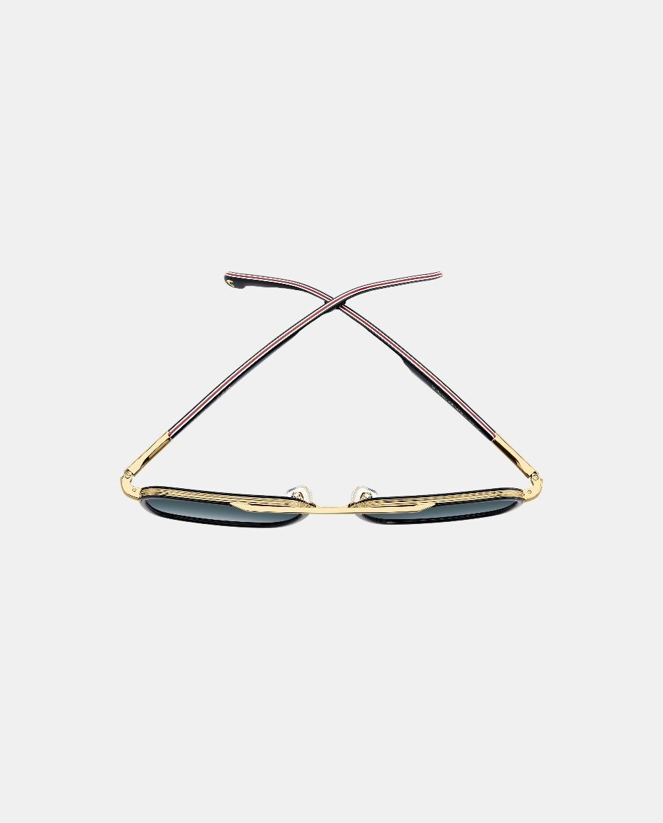 Gafas de sol de hombre rectangular metalica con lente degradada - Carrera - Negro Negro-3