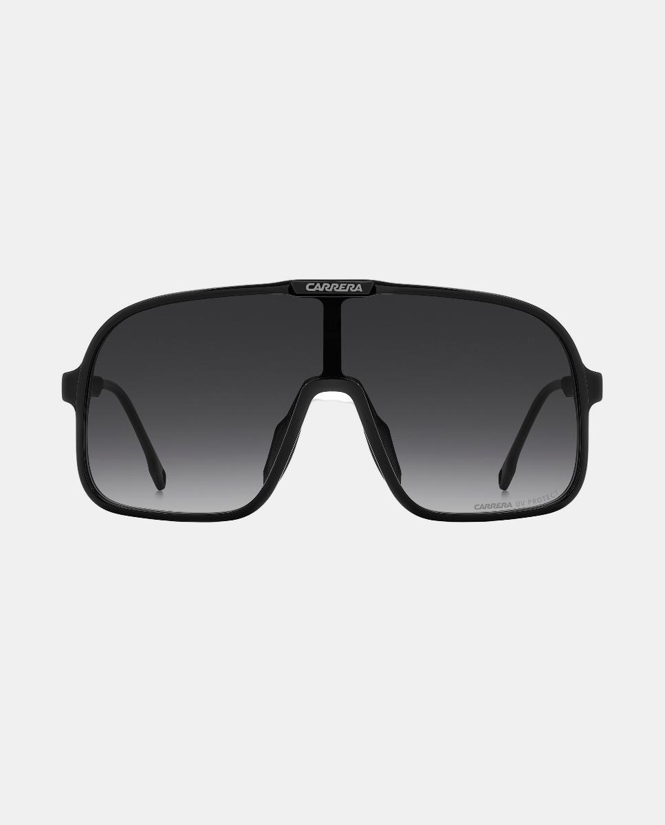 Imagen 0 de Gafas de sol de hombre pantalla en acetato con lente degradada Negro