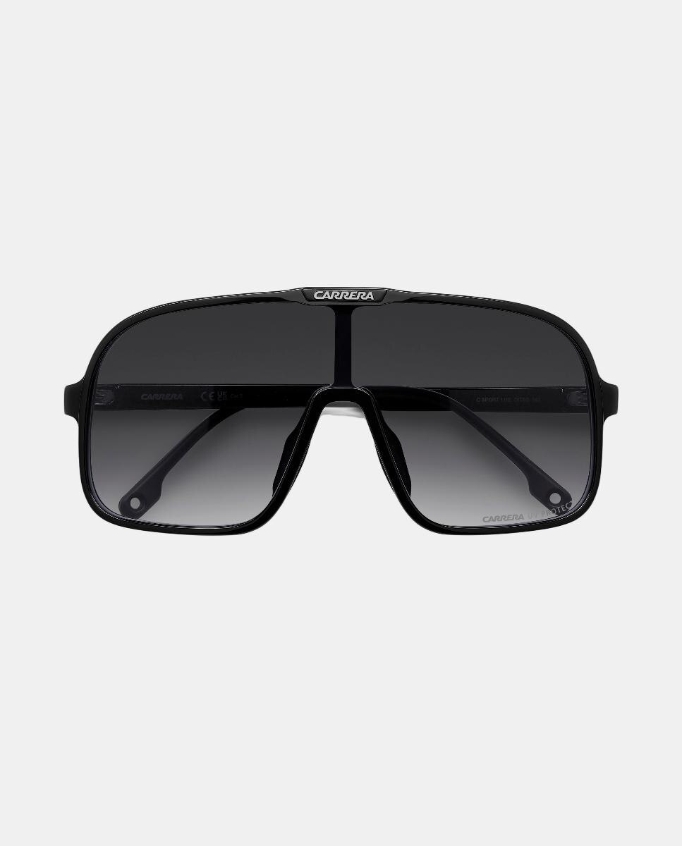 Gafas de sol de hombre pantalla en acetato con lente degradada - Carrera - Negro Negro-4