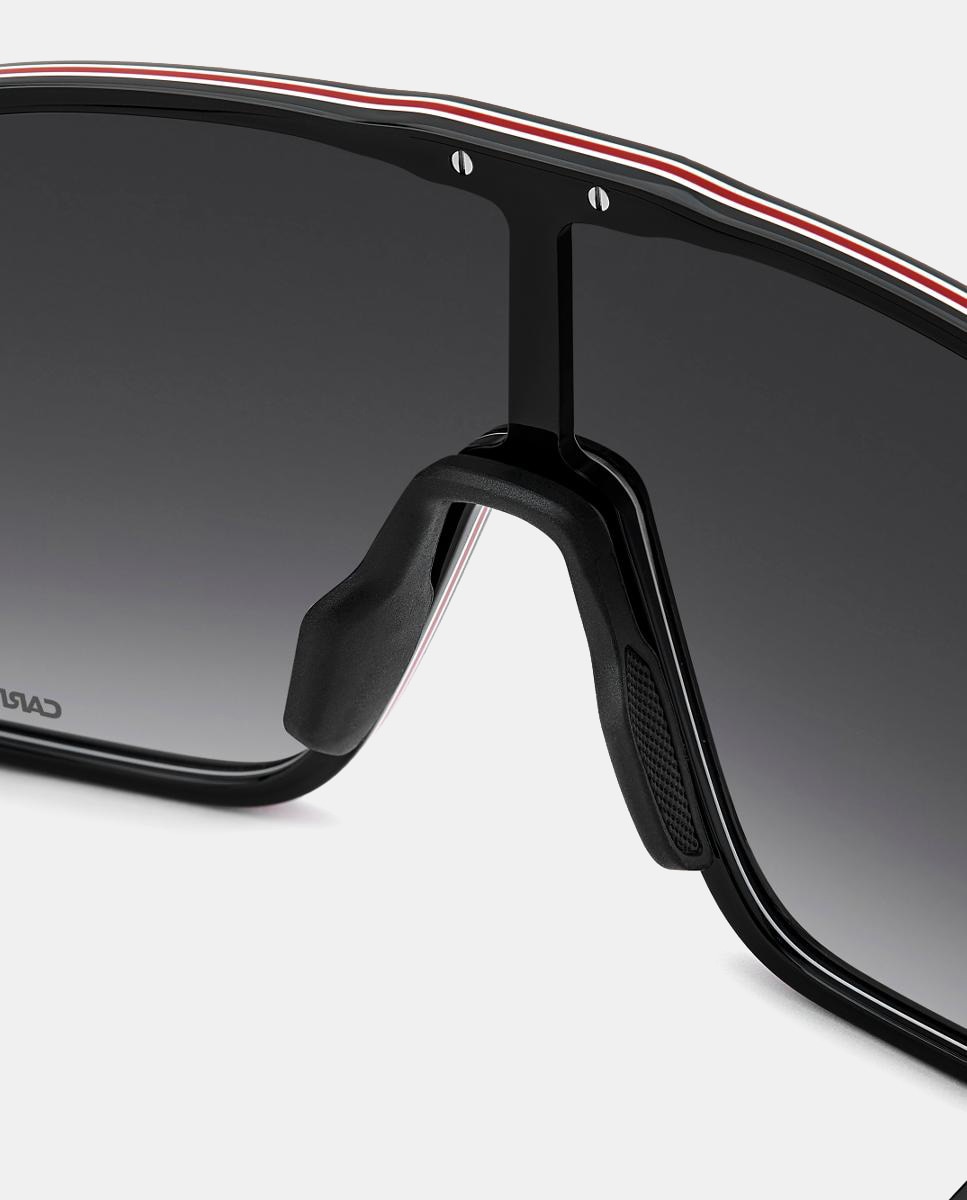 Gafas de sol de hombre pantalla en acetato con lente degradada - Carrera - Negro Negro-5