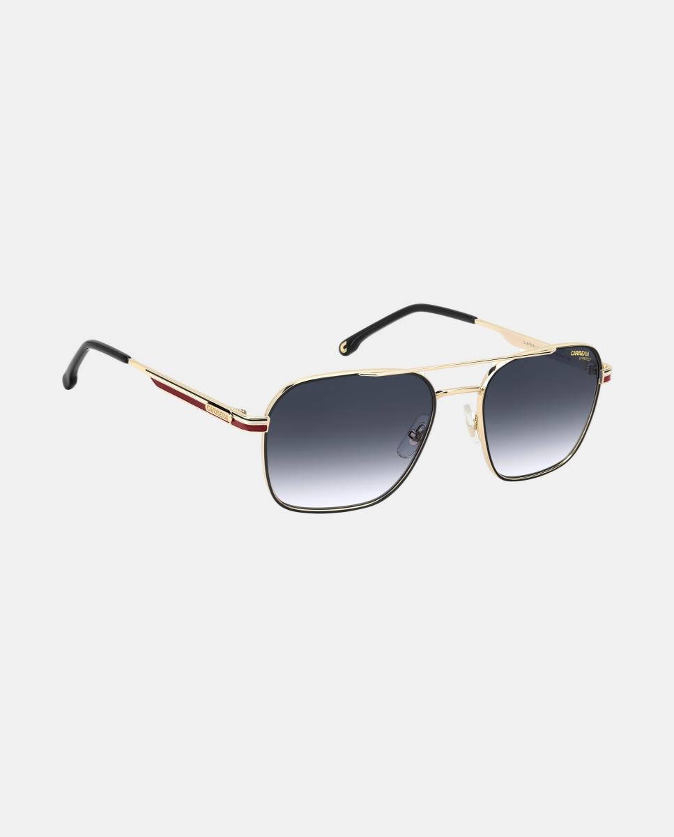 Gafa de sol de hombre rectangular en metal con lente degradada - Carrera - Oro Oro-3