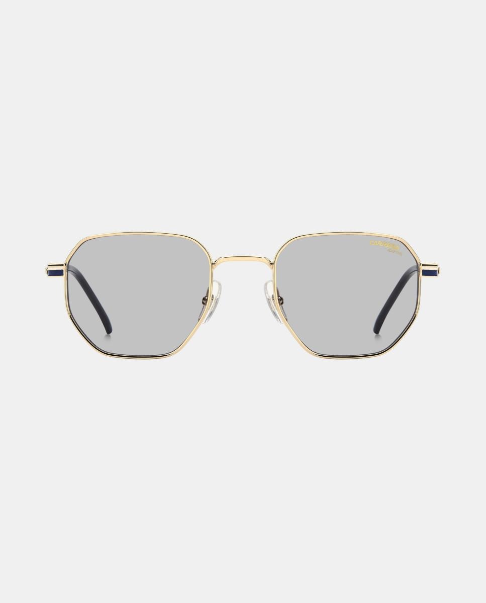 Imagem 0 de Óculos de Sol Ovais em Metal com Lente Polarizada