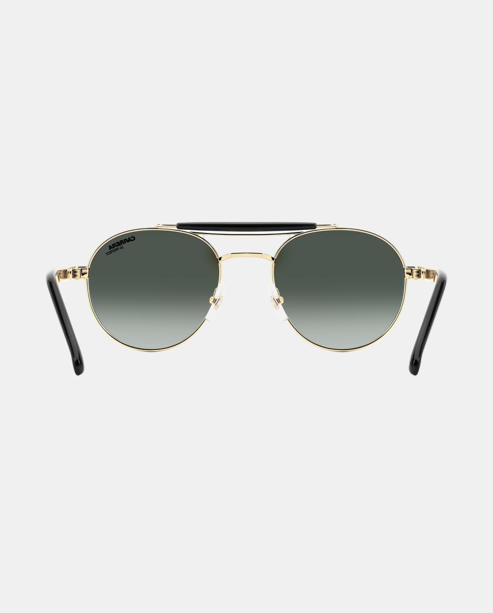 Gafa de sol de hombre ovalada en metal con lente degradada - Carrera - Oro Oro-5