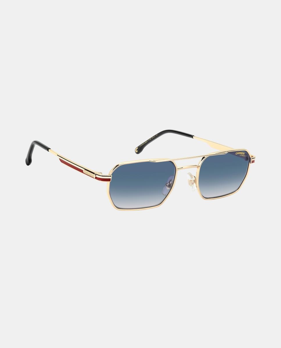 Imagen 3 de Gafas de sol CARRERA 389/S de hombre rectangular en metal con lente degradada - Oro Oro