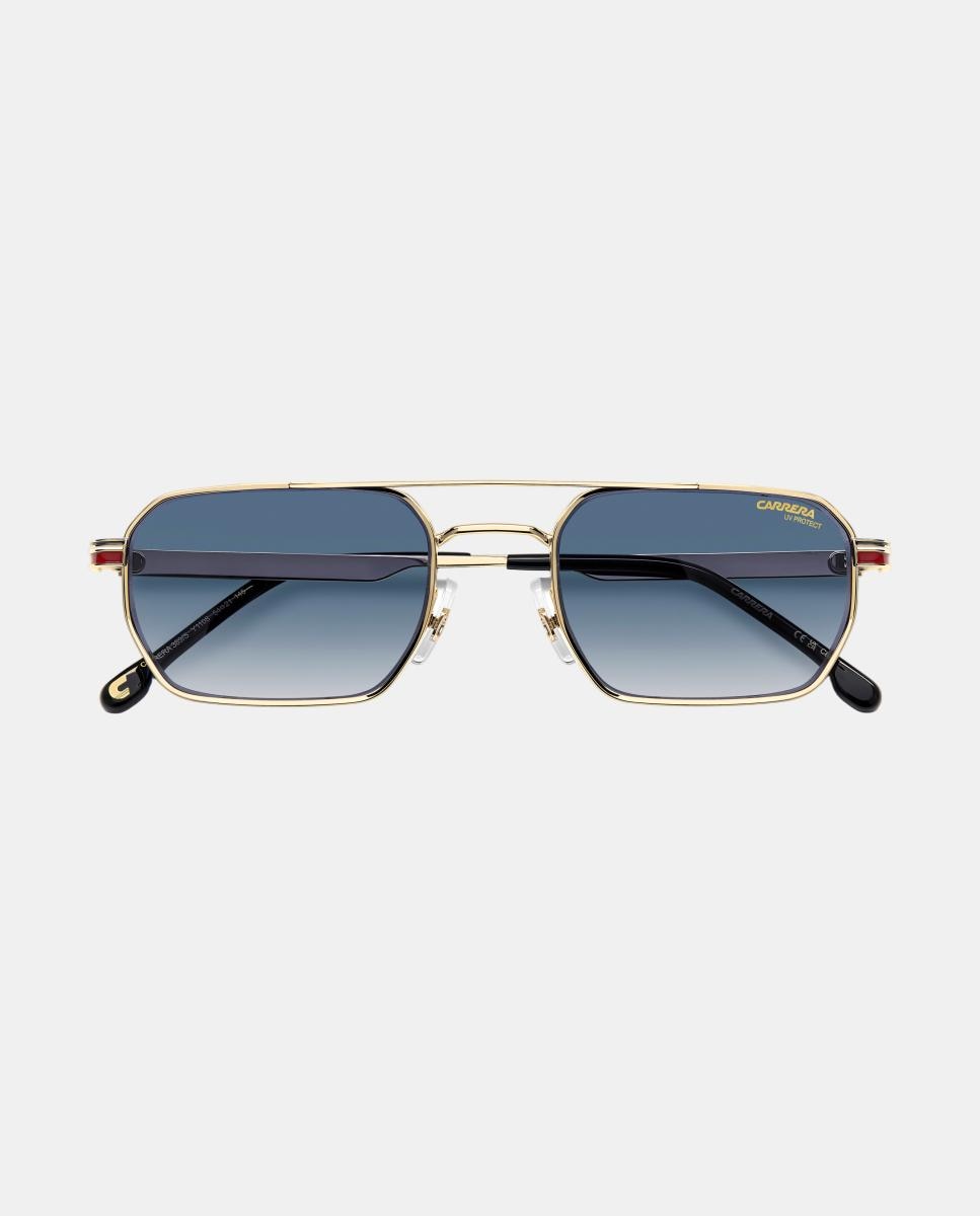 Imagen 4 de Gafas de sol CARRERA 389/S de hombre rectangular en metal con lente degradada - Oro Oro