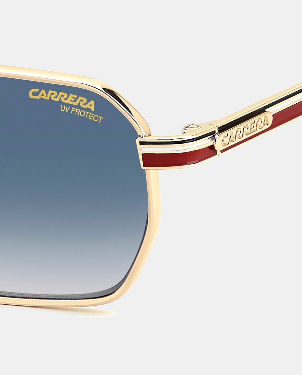 Imagen 6 de Gafas de sol CARRERA 389/S de hombre rectangular en metal con lente degradada - Oro Oro