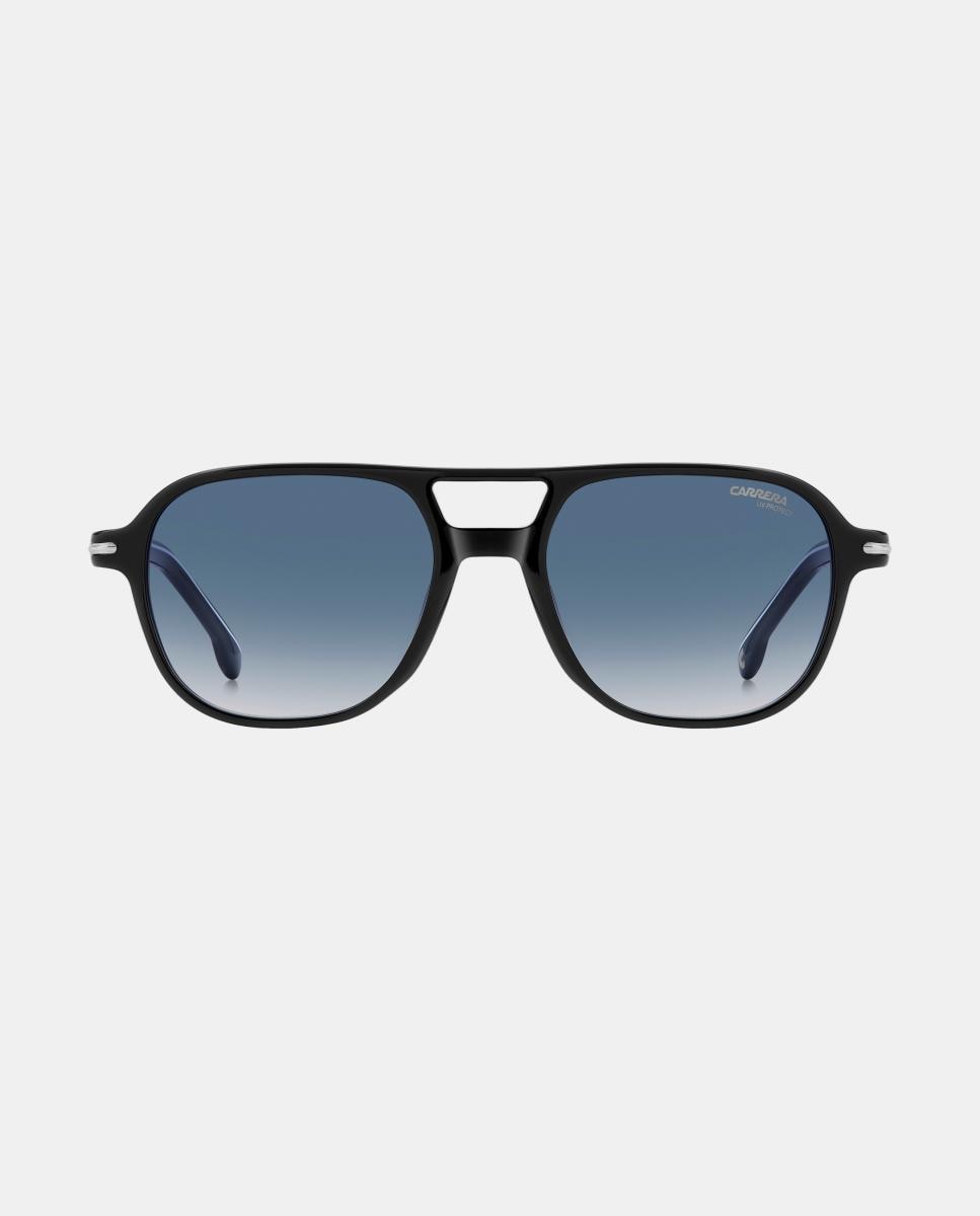 Imagen 1 de Gafas de sol CARRERA 392/S de hombre rectangular en acetato con lente degradada Negro