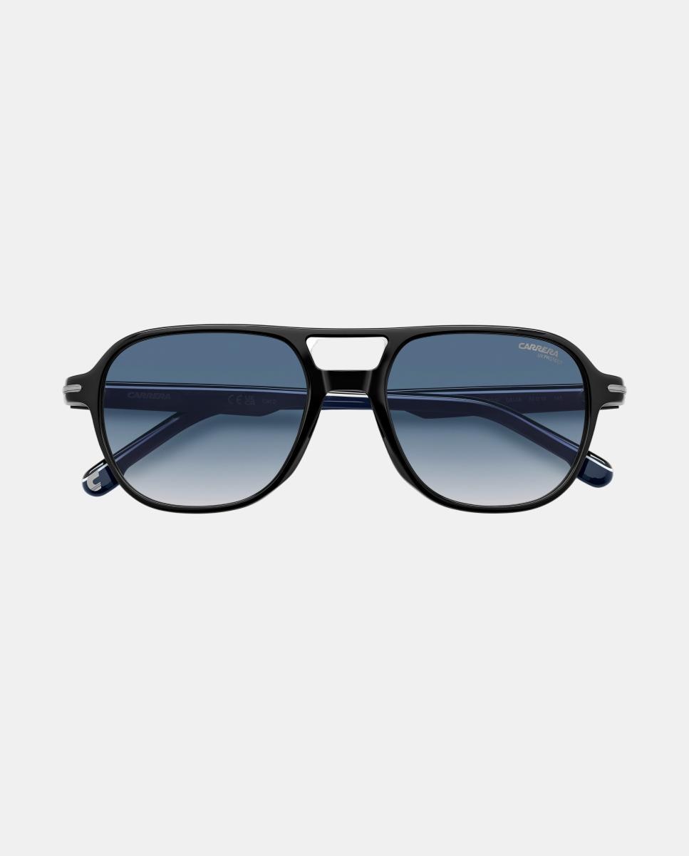 Imagen 5 de Gafas de sol CARRERA 392/S de hombre rectangular en acetato con lente degradada - Negro Negro