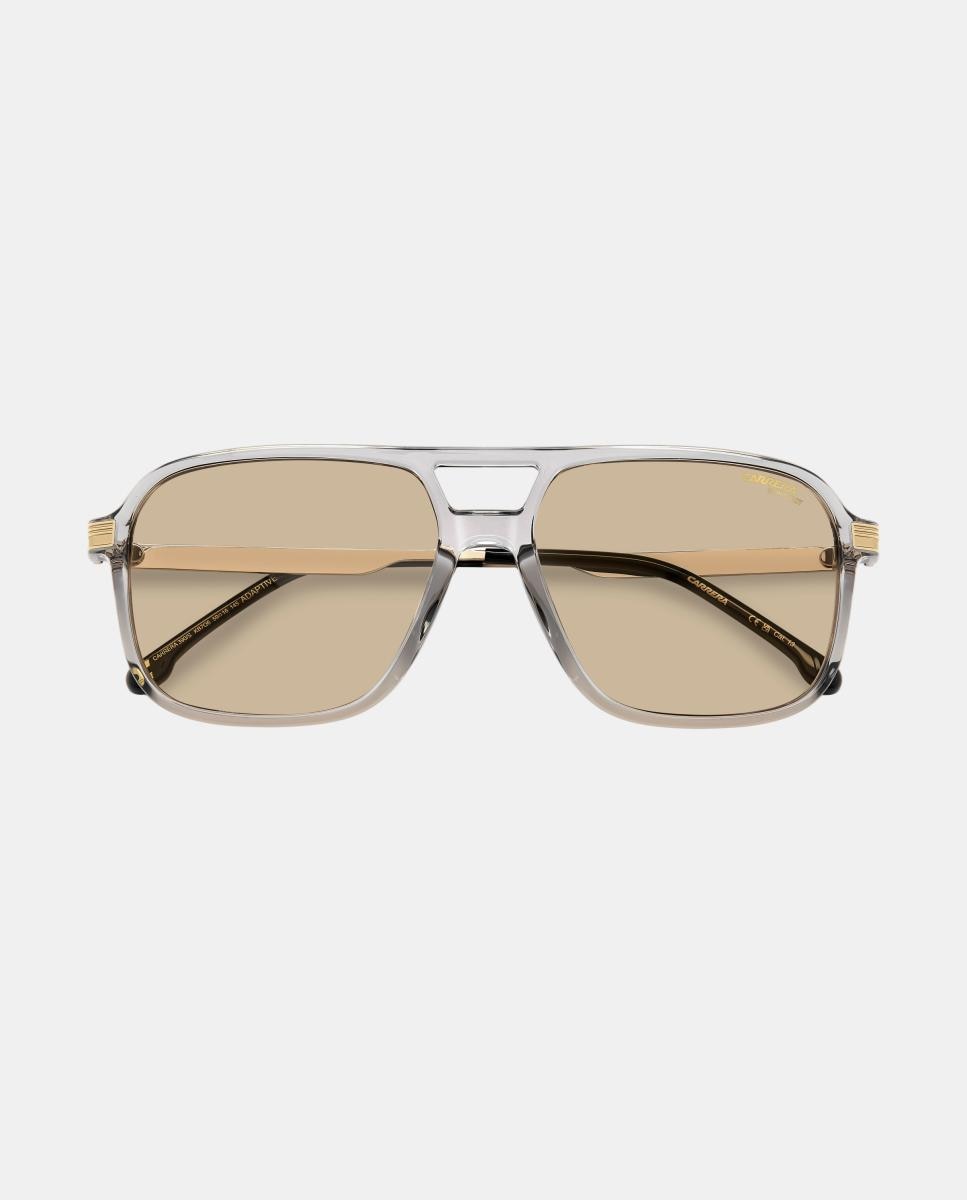 Imagen 4 de Gafas de sol CARRERA 390/S de hombre rectangular en poliamida con lente fotocromática - Gris Gris