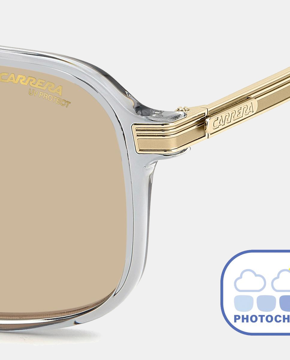 Imagen 8 de Gafas de sol CARRERA 390/S de hombre rectangular en poliamida con lente fotocromática - Gris Gris
