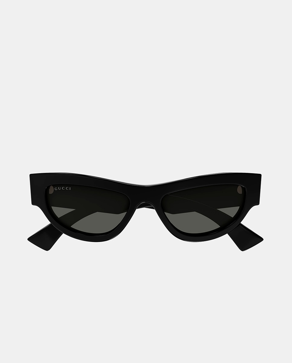 Gafa de sol de mujer ojo de gato en acetato - Gucci - Negro Negro-2