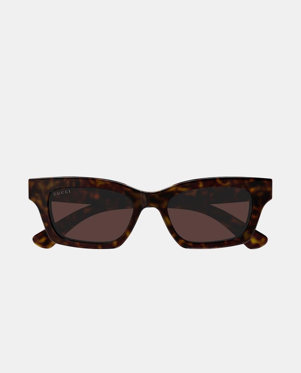 Imagen 2 de Gafa de sol de mujer ojo de gato en acetato - Gucci - Marrón Marrón
