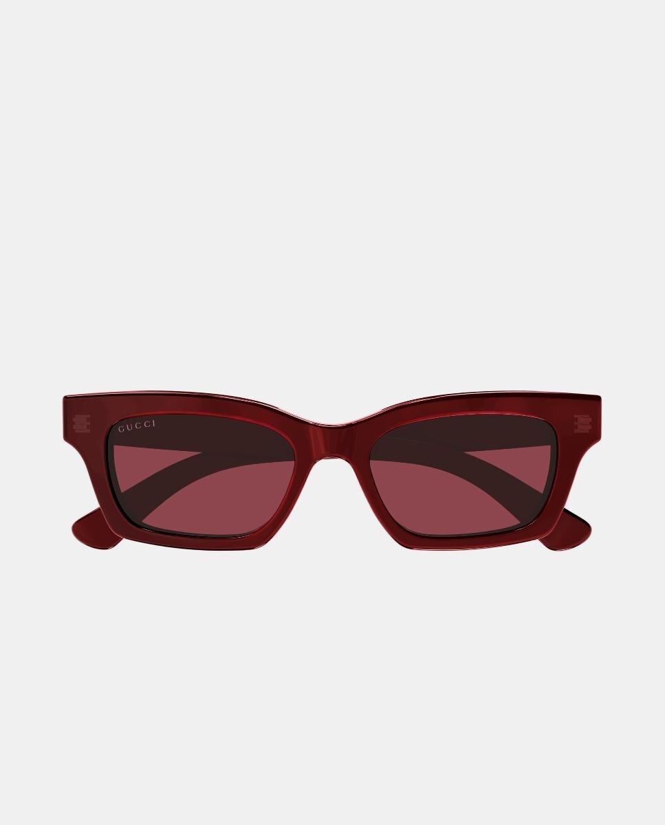 Gafa de sol de mujer ojo de gato en acetato - Gucci - Rojo Rojo-2