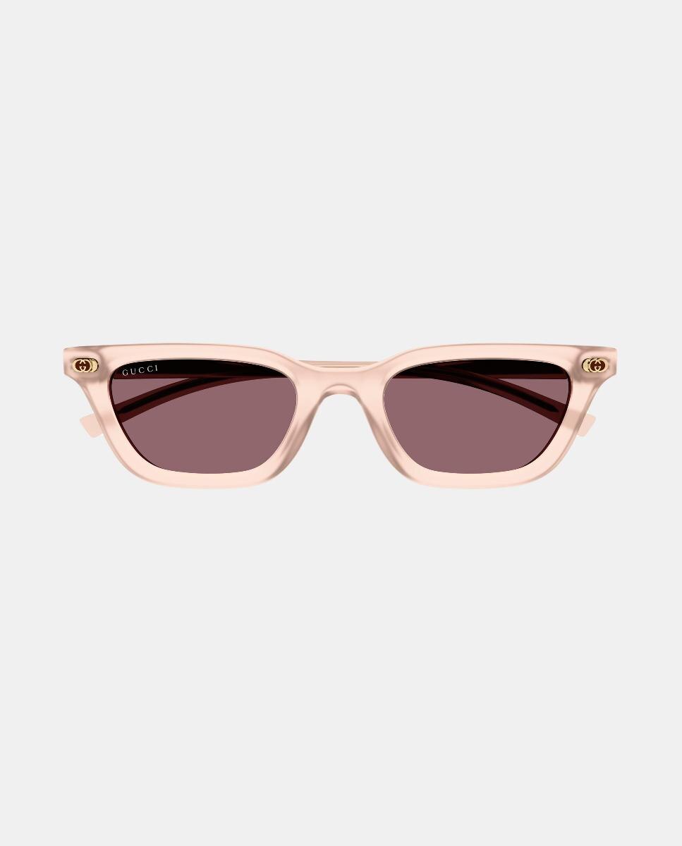 Gafa de sol de mujer ojo de gato en acetato - Gucci - Rosa Rosa-2