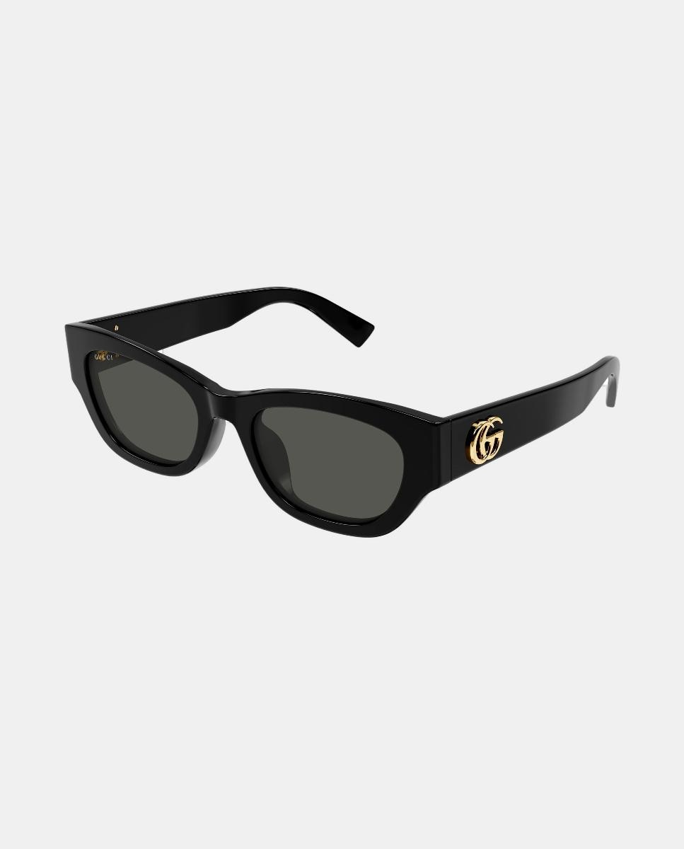 Imagen 1 de Gafa de sol de mujer ojo de gato en acetato - Gucci - Negro Negro