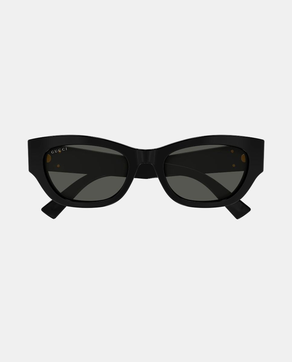 Imagen 2 de Gafa de sol de mujer ojo de gato en acetato - Gucci - Negro Negro