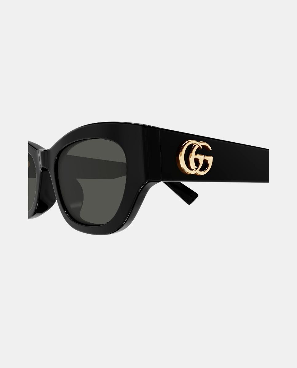 Imagen 3 de Gafa de sol de mujer ojo de gato en acetato - Gucci - Negro Negro