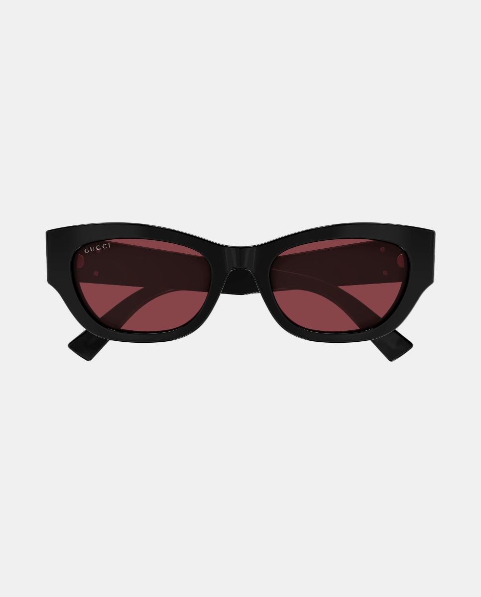 Imagen 2 de Gafa de sol de mujer ojo de gato en acetato - Gucci - Negro Negro