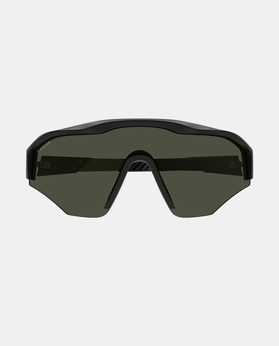Gafa de sol de hombre pantalla en inyectado - Gucci - Negro Negro-2