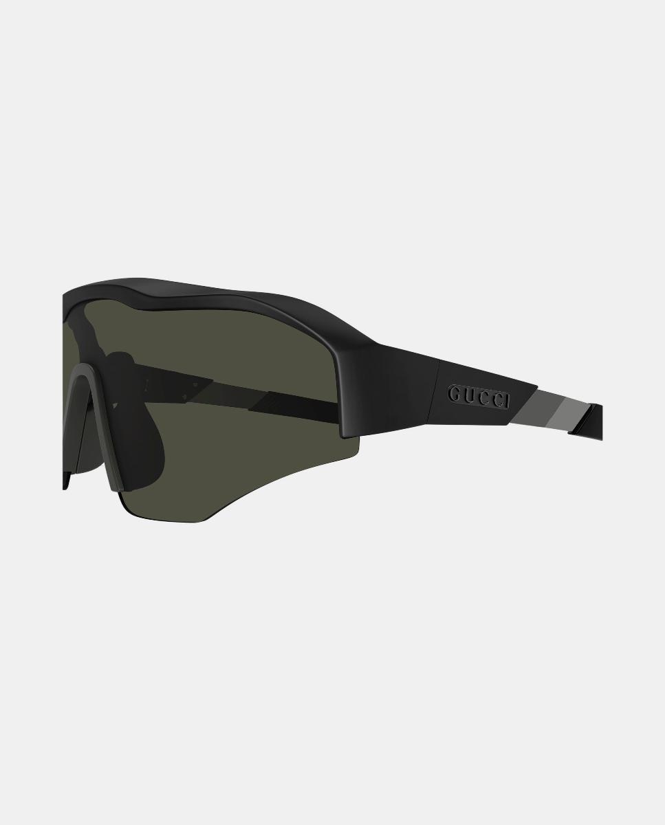 Gafa de sol de hombre pantalla en inyectado - Gucci - Negro Negro-3