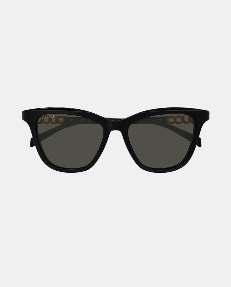 Gafa de sol de mujer ojo de gato en acetato - Gucci - Negro Negro-2