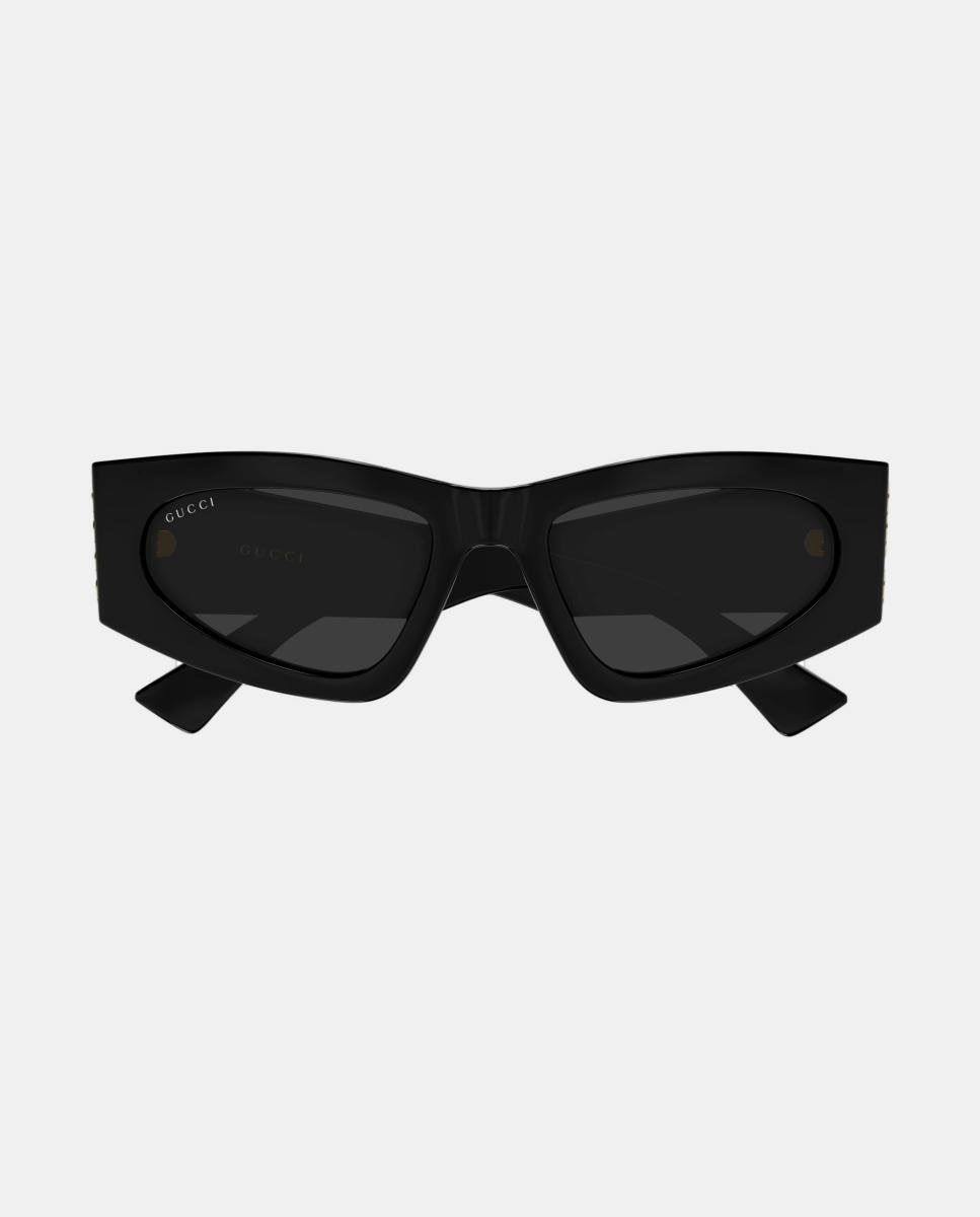 Gafa de sol de mujer ojo de gato en acetato - Gucci - Negro Negro-2