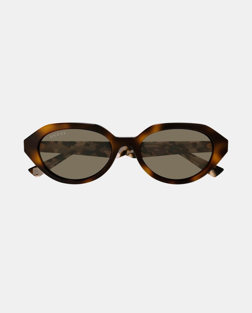 Gafa de sol GG2178S de mujer geométrica en acetato - Gucci - Marrón Marrón-2