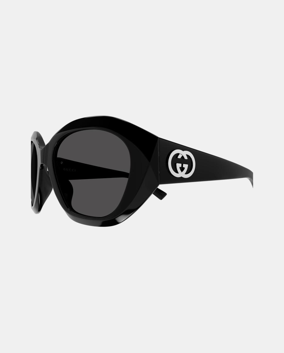 Gafas de sol GG2200S de mujer geometrica en acetato - Gucci - Negro Negro-3
