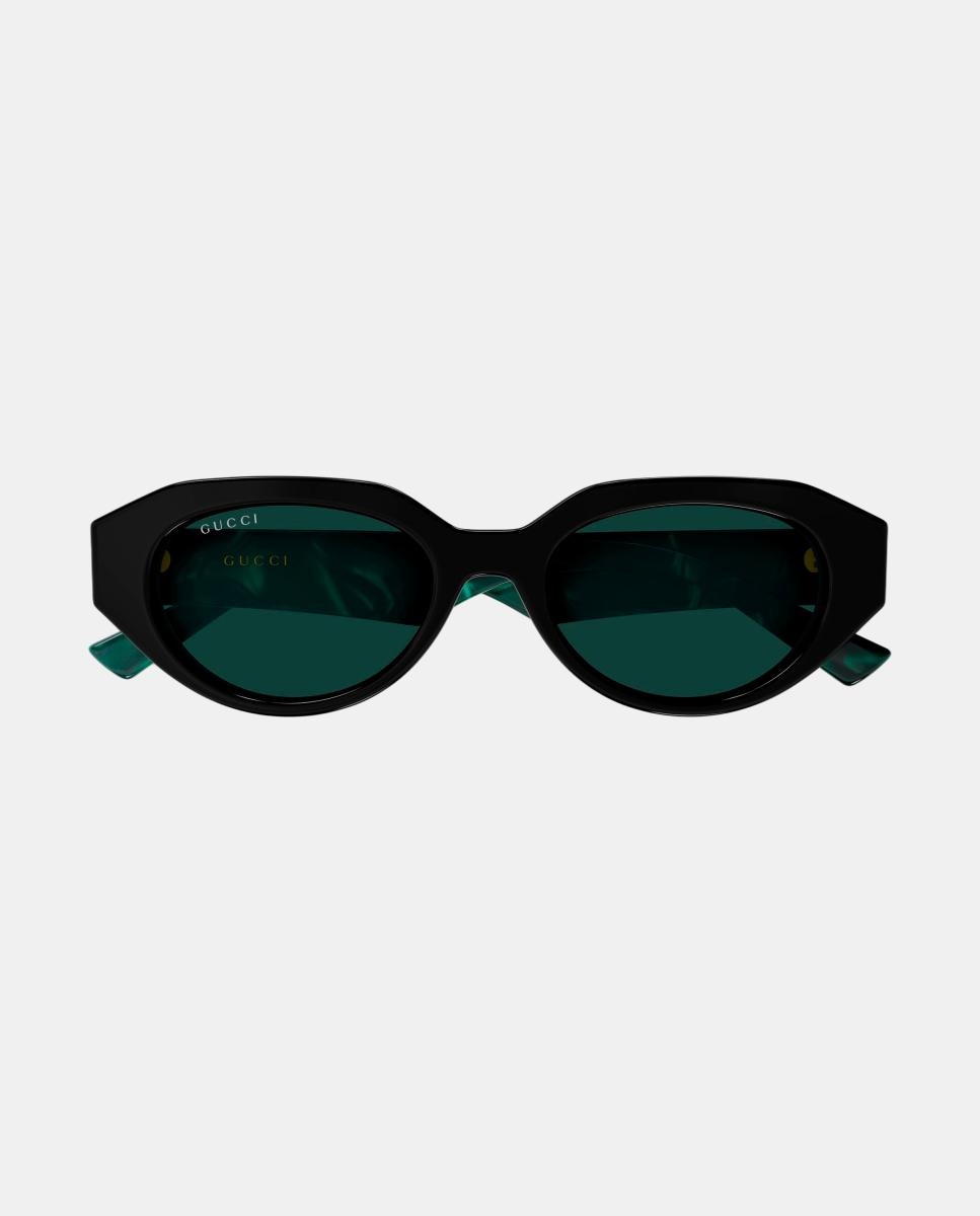 Gafas de sol GG2206SA de mujer ovalada en acetato - Gucci - Negro Negro-2
