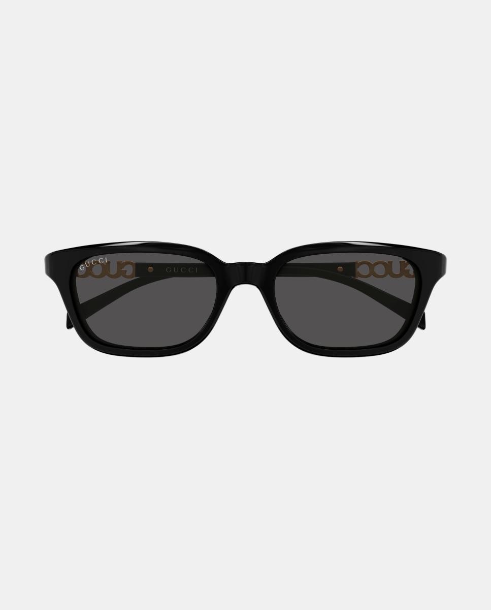 Imagen 2 de Gafas de sol GG2208S de mujer rectangular en acetato - Gucci - Negro Negro