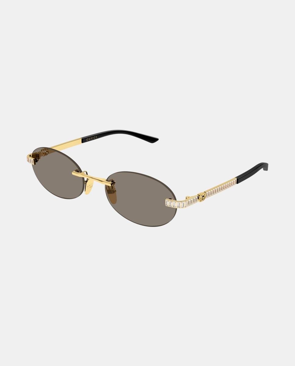 Imagen 0 de Gafas de sol GG2214S de mujer ovalada en metal Oro