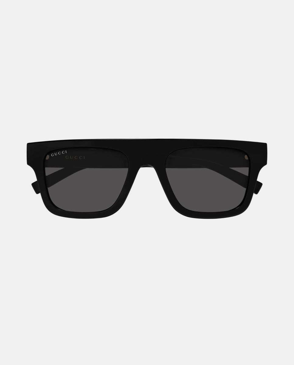 Gafas de sol GG2235S de hombre rectangular en inyectado - Gucci - Negro Negro-2