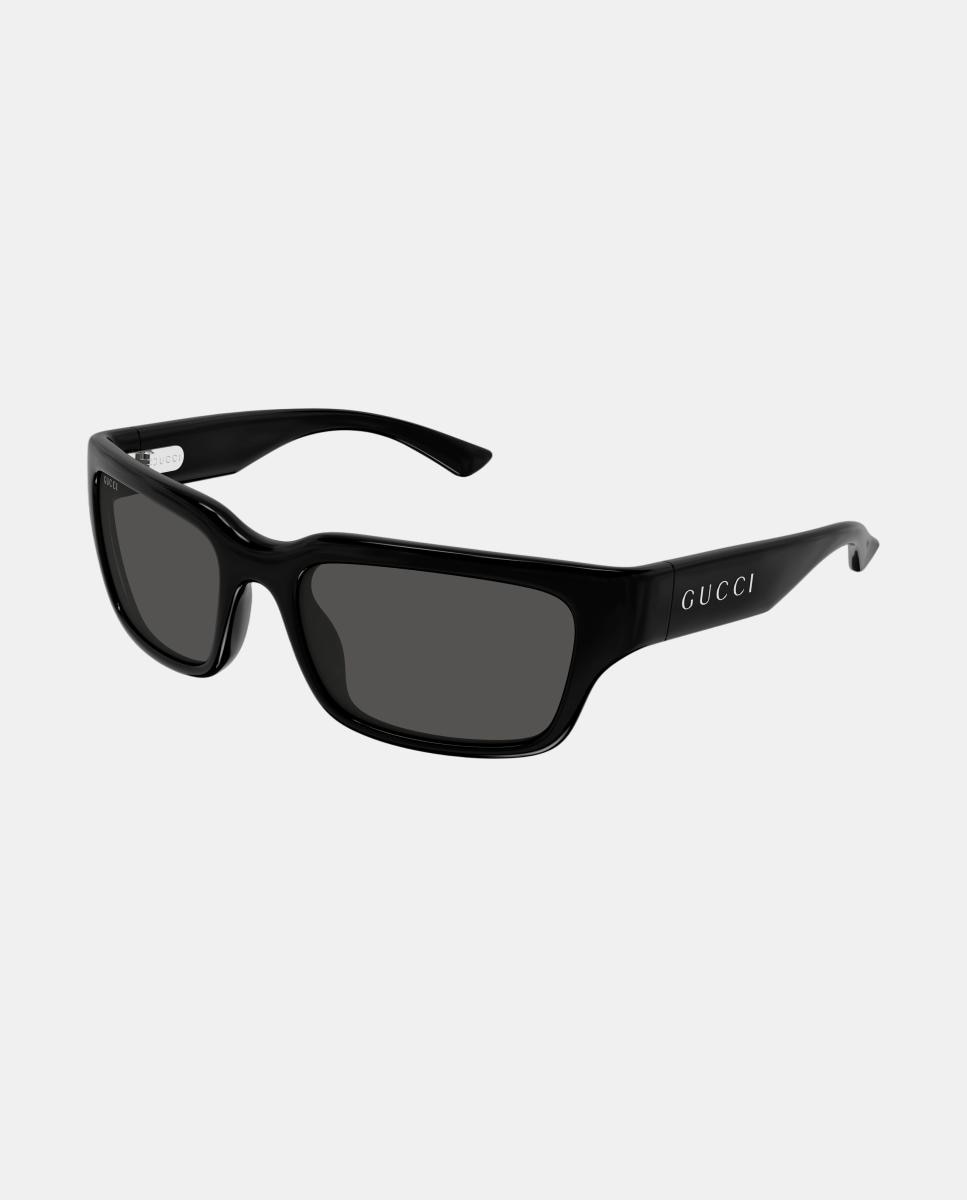 Imagen 0 de Gafas de sol GG2240S de hombre rectangular en inyectado Negro