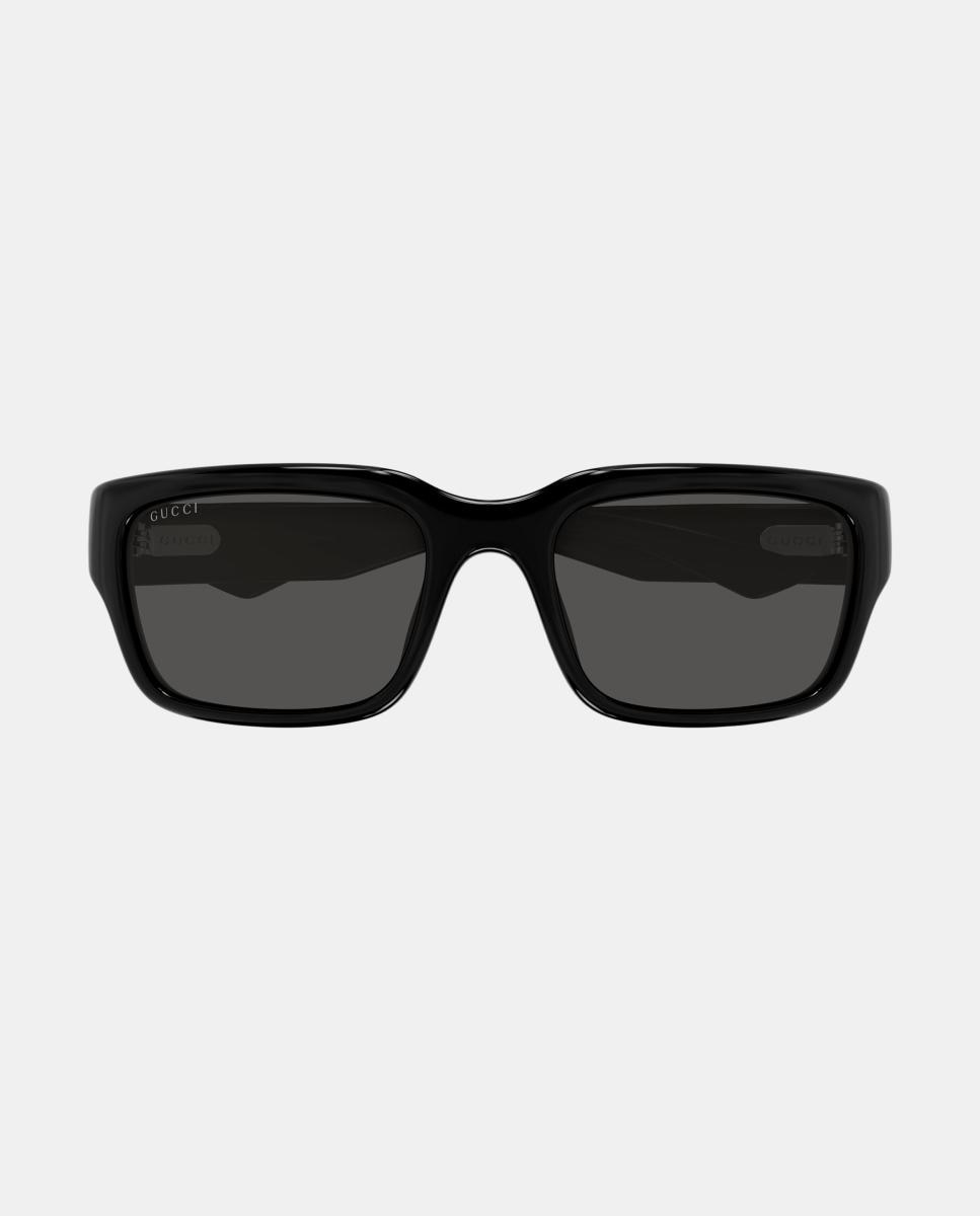 Gafas de sol GG2240S de hombre rectangular en inyectado - Gucci - Negro Negro-2