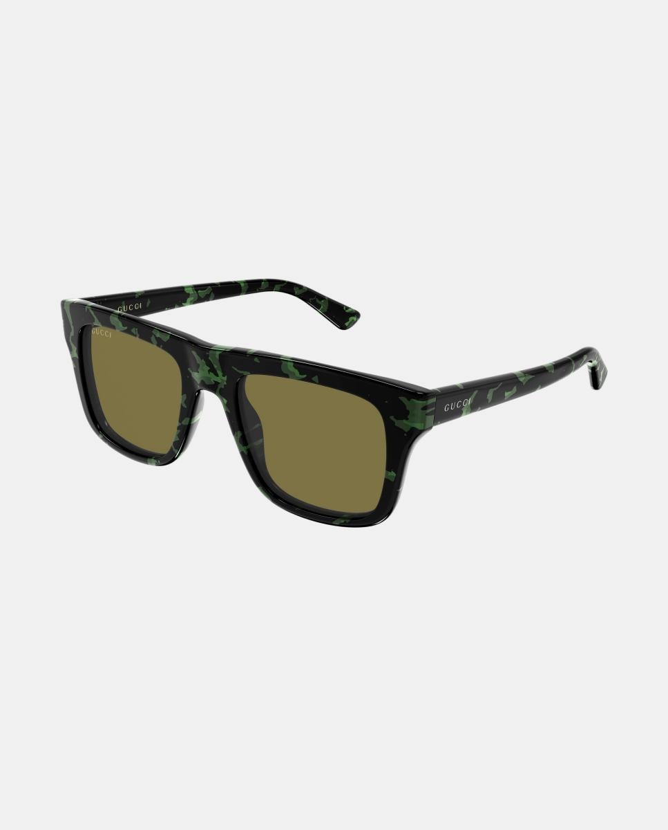Imagen 0 de Gafas de sol GG2242S de hombre rectangular en acetato Marrón