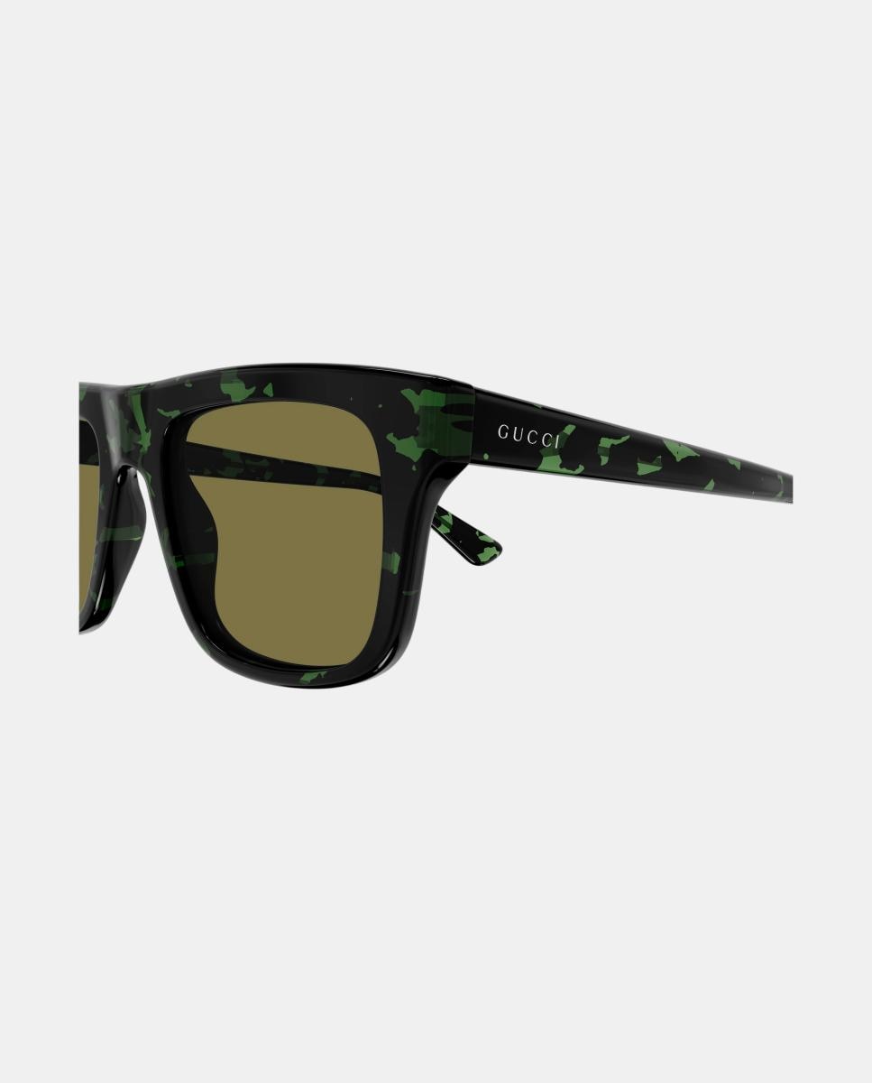 Gafas de sol GG2242S de hombre rectangular en acetato - Gucci - Marrón Marrón-3