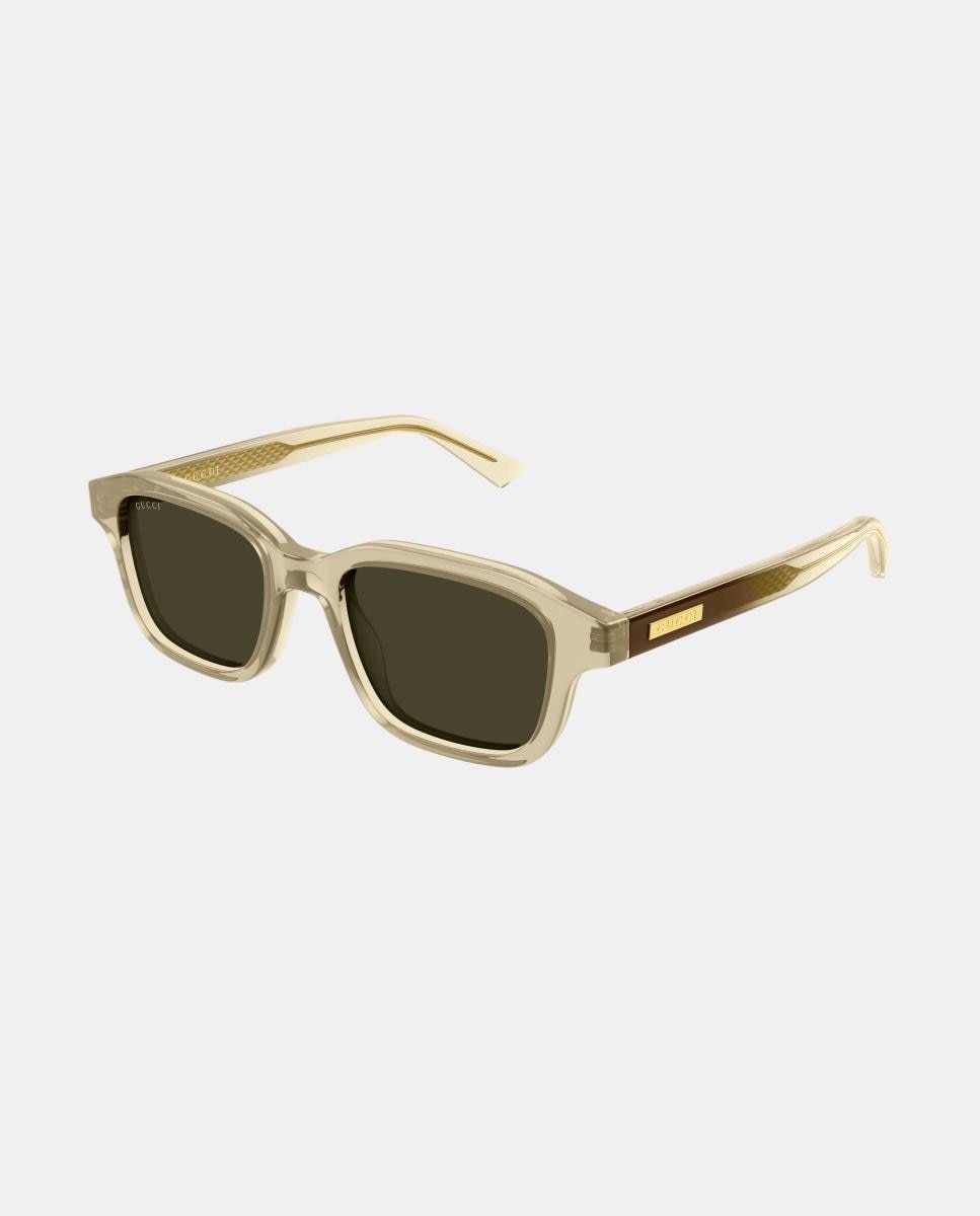 Imagen 0 de Gafas de sol GG2247S de hombre rectangular en acetato Beige